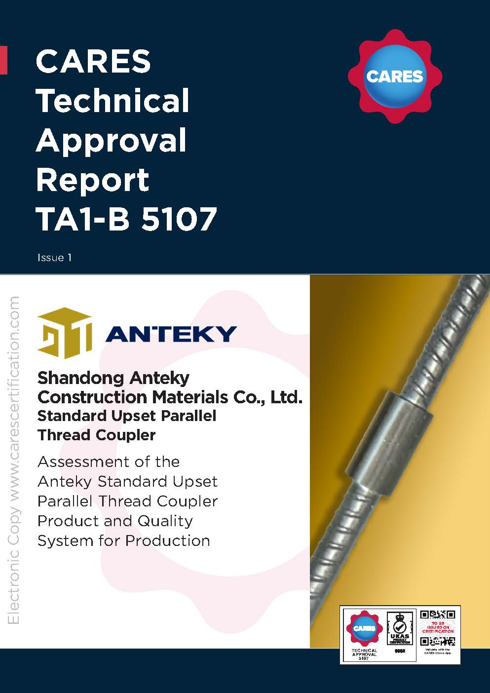Shandong Anteky Construction Materials Co.,Ltd. Technical Approval